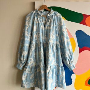 Stine Goya Jasmine Dress in the Life of Tulip Blue